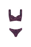 Sylvie Pink Leopard Textured Bikini