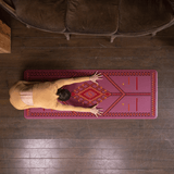 LIFORME MAJESTIC CARPET YOGA MATI / MAROON / Ücretsiz Mat Çantası Hediye