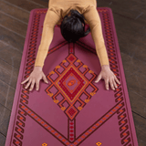 LIFORME MAJESTIC CARPET YOGA MATI / MAROON / Ücretsiz Mat Çantası Hediye