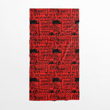 CrossFit Red / Microfilament Towel / 90 x 150 cm